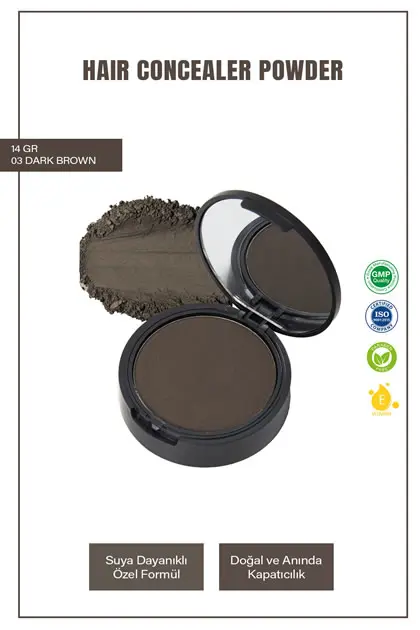 Folixen Hair Concealer Powder Dark Brown