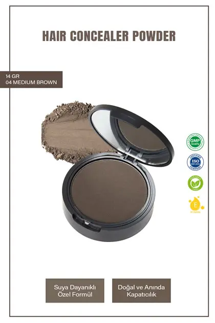 Folixen Hair Concealer Powder Medium Brown